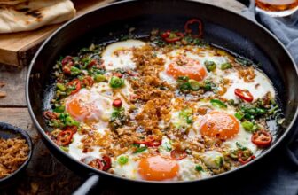 Spicy Fried Eggs – Nicky’s Kitchen Sanctuary